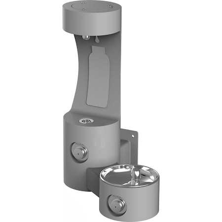 Elkay Elkay Outdoor Lk4408 Wall Mount Fountain & Bottle Filler Gray LK4408BFGRY